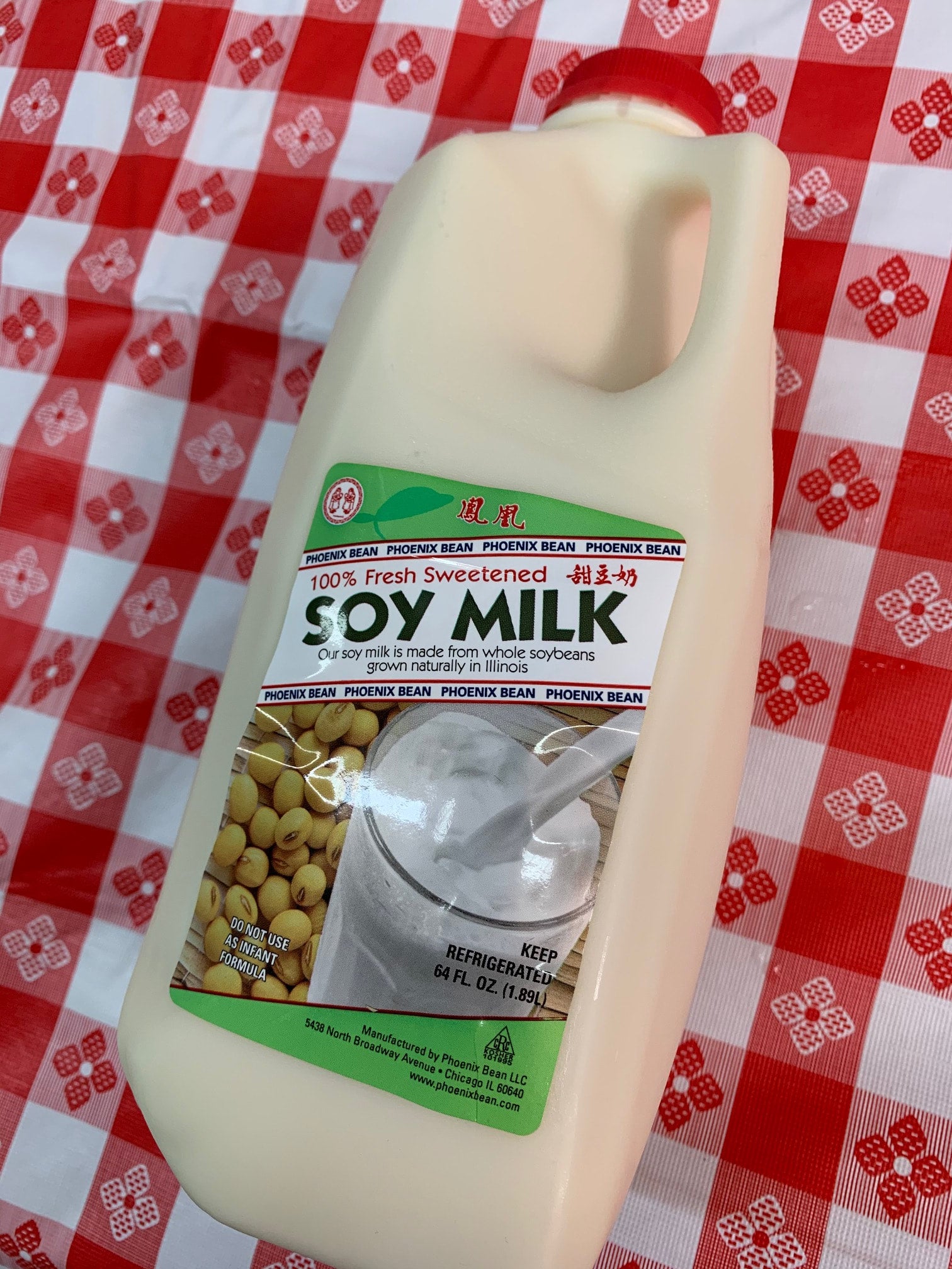 Fresh Sweetened Soymilk | Jenny's Tofu